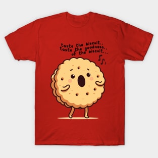 Taste The Biscuit Meme Design T-Shirt